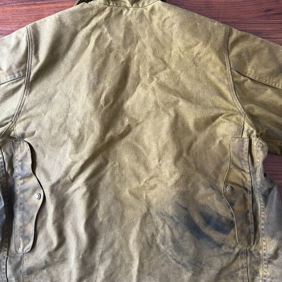 Men's Filson tin cloth jacket large (unlined) - Picture 5 of 9